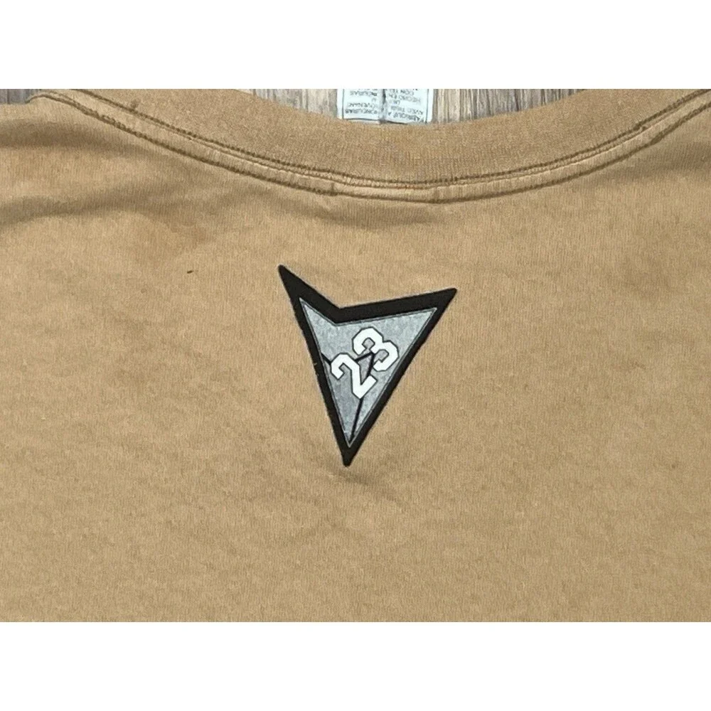 Vintage Nike Air Jordan T Shrit Velvet Jumpman Logo Men’s Size 3XL